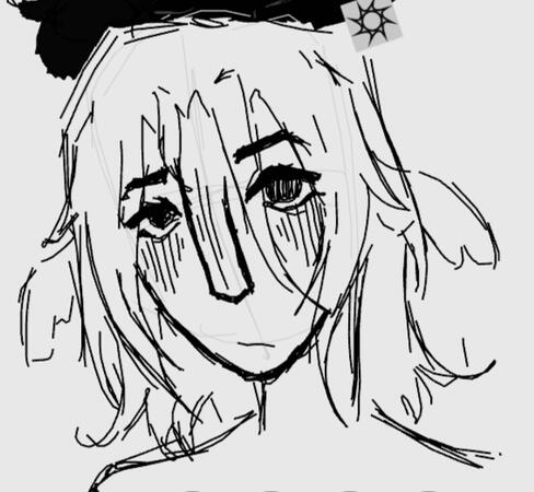 Personal work (headshot sketch)